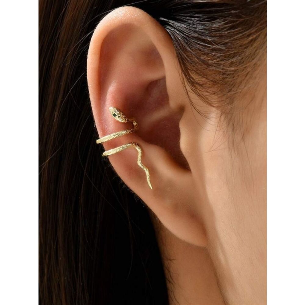 Gold Snake Ear Cuff A1777